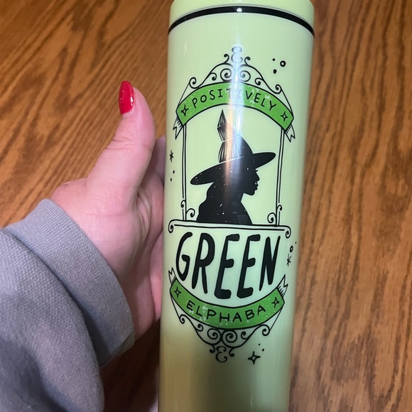 Target Other - Alphaba wicked Green and Black Drinkware Cup